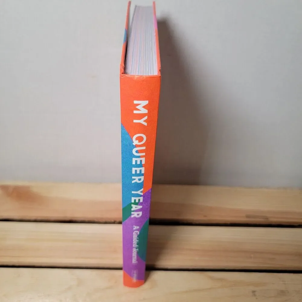 BOOK My Queer Year: A Guided Journal Diary by Ashley Molesso (Hardcover) NEW